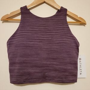 NWT Athleta D-DD Conscious Space Dye Crop Top Size M